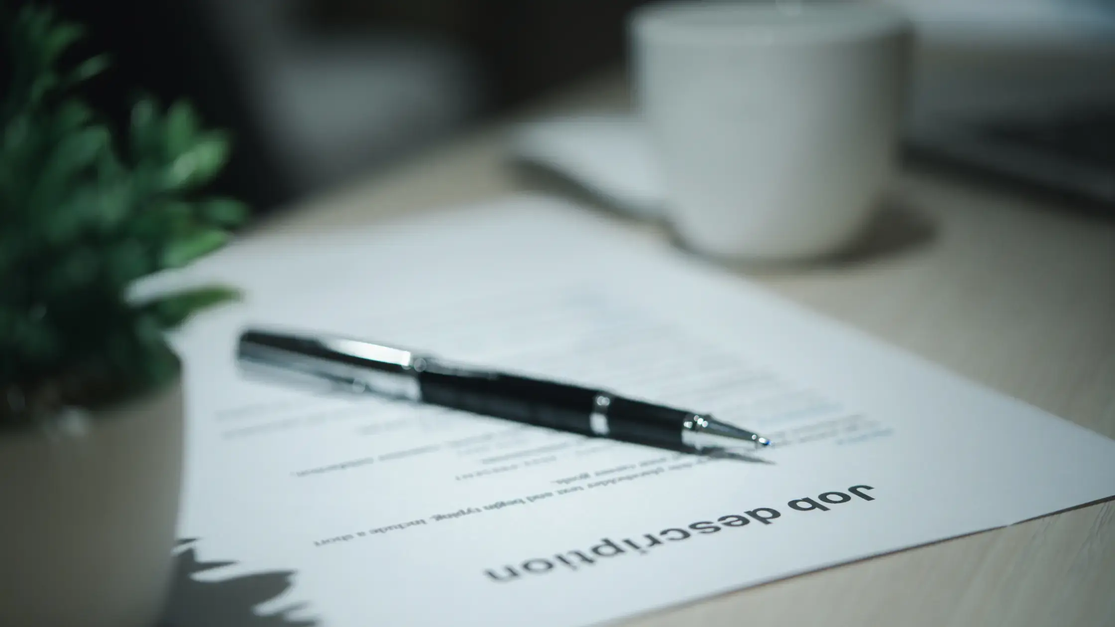 Een contract met een voorstel voor een nieuwe functie